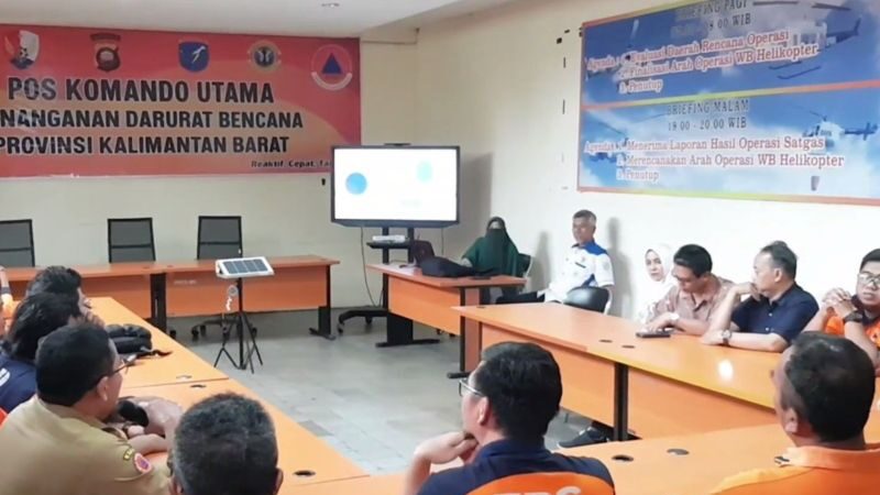 Polnep dan BPBD Menggelar Sosialisasi Penggunaan Alat Peringatan Dini Banjir