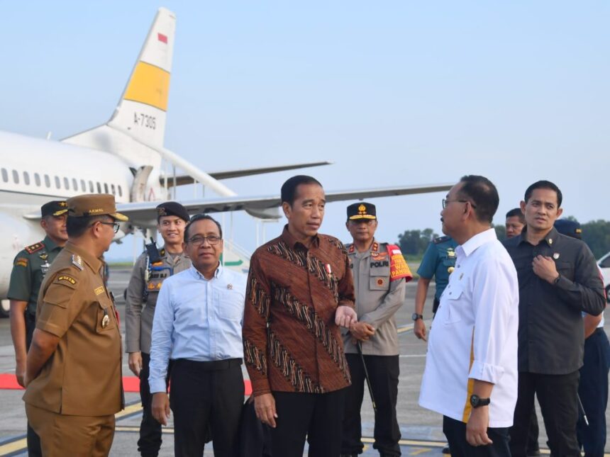 Presiden Jokowi Melakukan Upacara Groundbreaking Bandara IKN