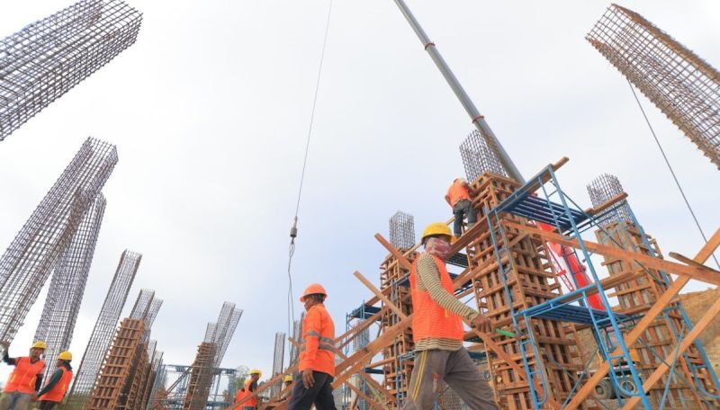 Progres Pembangunan Konstruksi GIS 4 IKN Telah Mencapai Setengah Bagian
