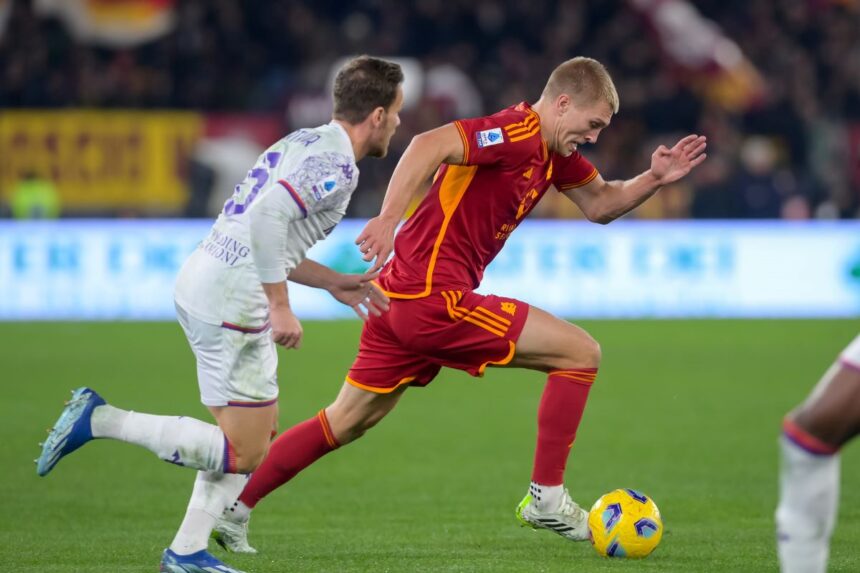 AS Roma dan Fiorentina Bermain Imbang dengan 3 Kartu Merah