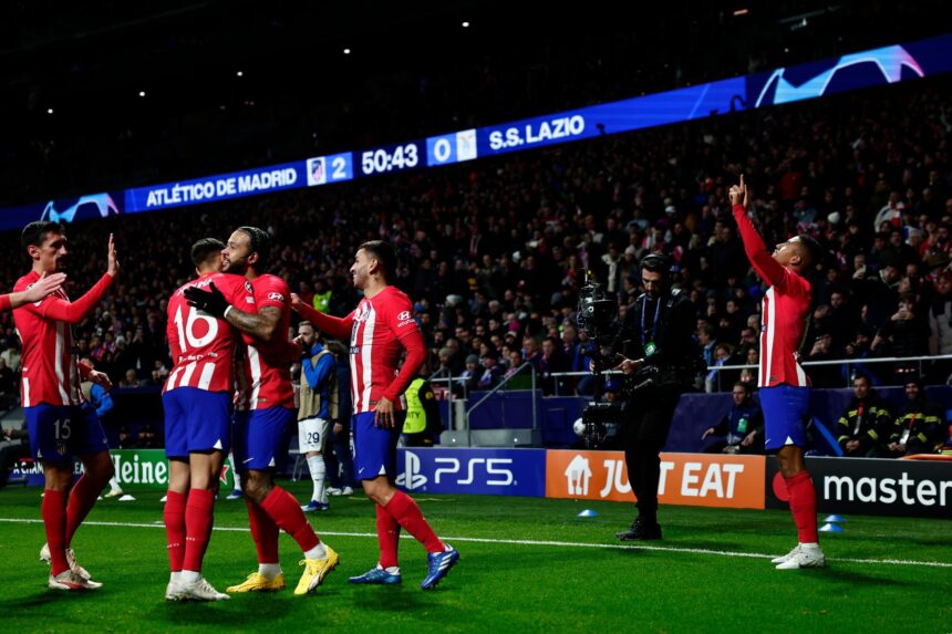 Atletico Madrid Melangkah Mantap ke 16 Besar Setelah Mengalahkan Lazio