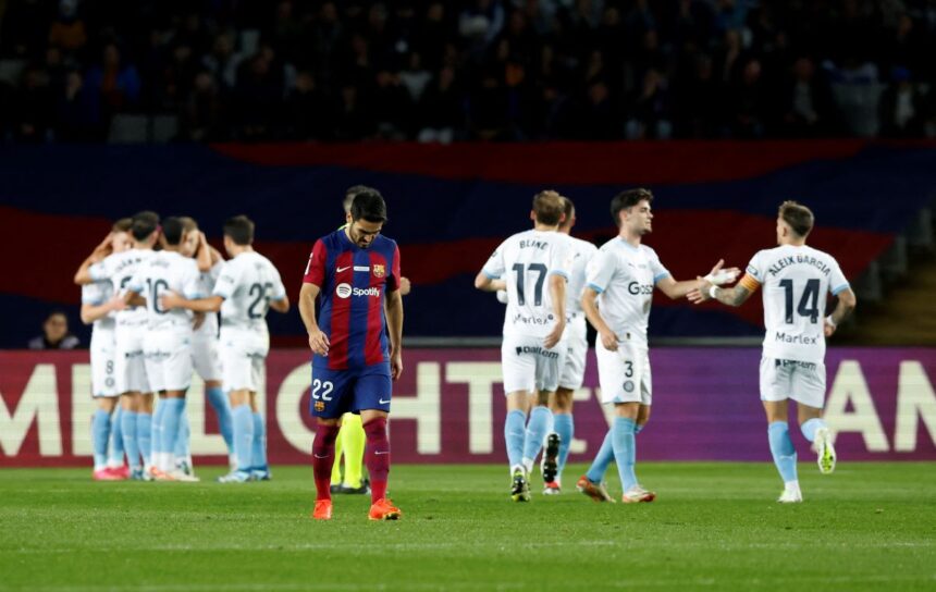 Girona Kuasai Puncak Klasemen dengan Kemenangan 4-2 atas Barcelona