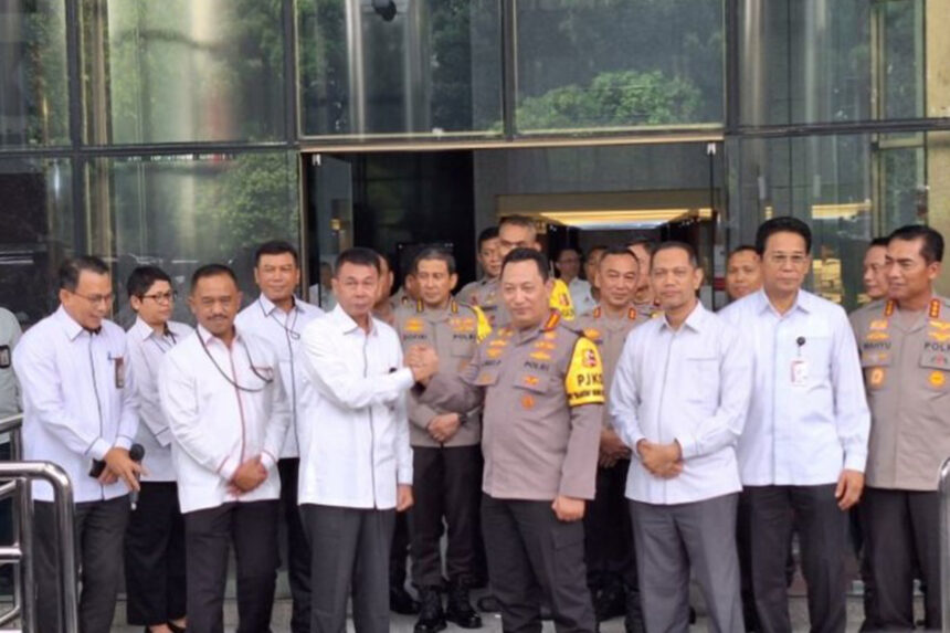 KPK dan Polri Resmi Menandatangani Kesepakatan Penanganan Korupsi