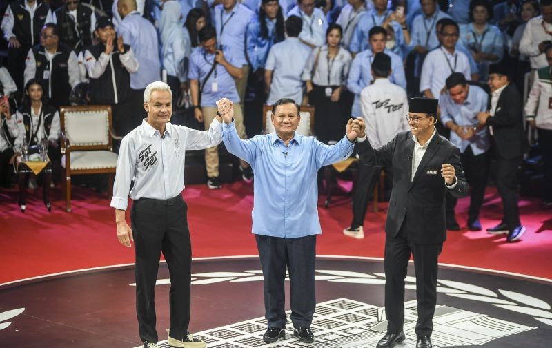 KPU Mengevaluasi Debat Pilpres 2024 Pertama