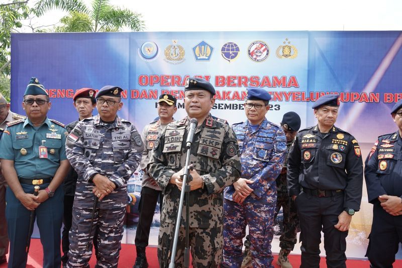 PSDKP Operasi Bersama TNI, dan Polri untuk Mencegah Penyelundupan Benih Lobster