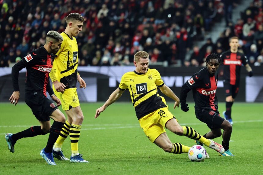 Pertandingan Bayer Leverkusen vs Borussia Dortmund Berakhir Imbang