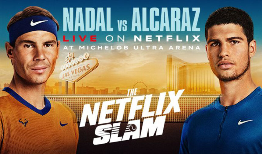 Pertandingan Ekshibisi Nadal vs Alcaraz oleh Netflix Akan Digelar di Las Vegas