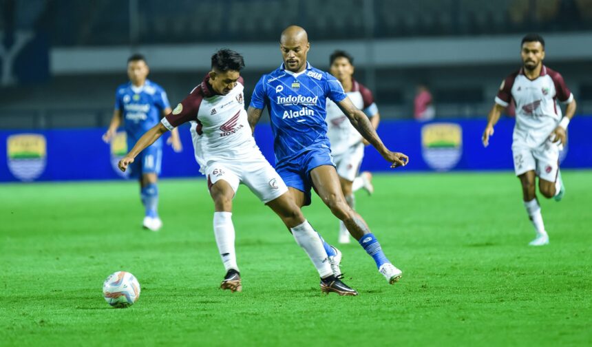 Pertandingan Persib VS PSM Berakhir Tanpa Pemenang