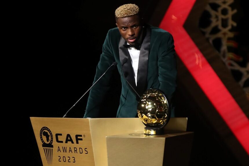 Victor Osimhen Meraih Gelar Pemain Terbaik Afrika Tahun 2023