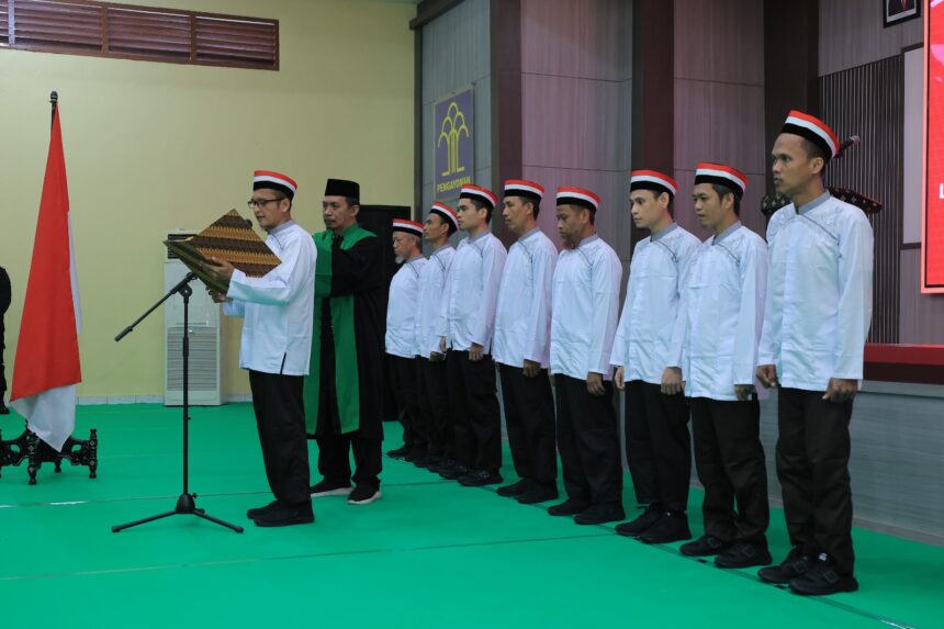 9 Narapidana Terorisme Mengucapkan Ikrar Setia kepada NKRI