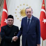 Duta Besar RI Menyerahkan Surat Kepercayaan kepada Presiden Turki Erdogan