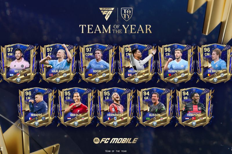 EA Sports FC Mobile Mengumumkan Pemain Terbaik Tahun Ini