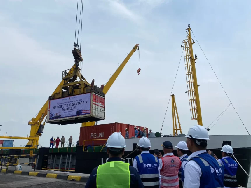 Kementerian Perhubungan Melepas Pelayaran Perdana Tol Laut Tahun 2024