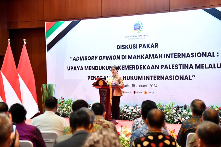 Menlu Mengumpulkan Masukan dari Pakar Sebelum Pernyataan di ICJ Terkait Palestina