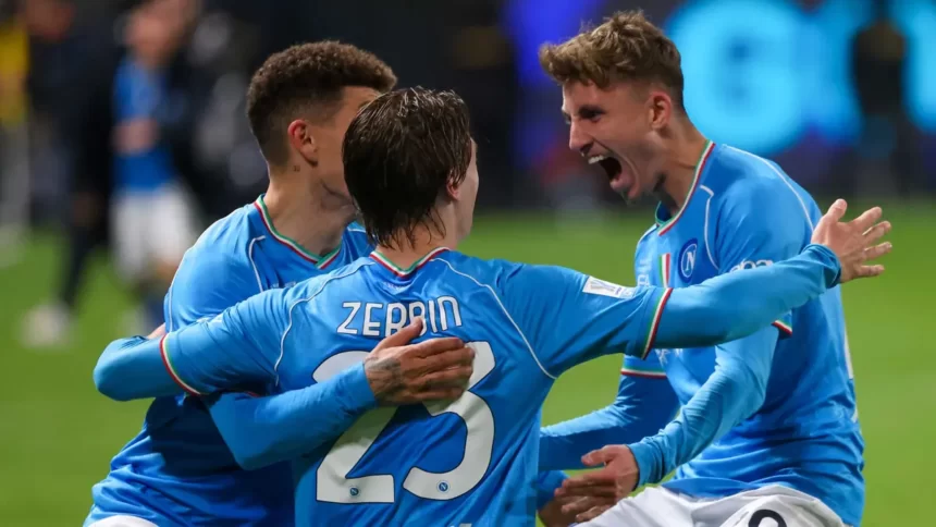 Napoli Melaju ke Final Piala Super Italia dengan Kemenangan 3-0 atas Fiorentina
