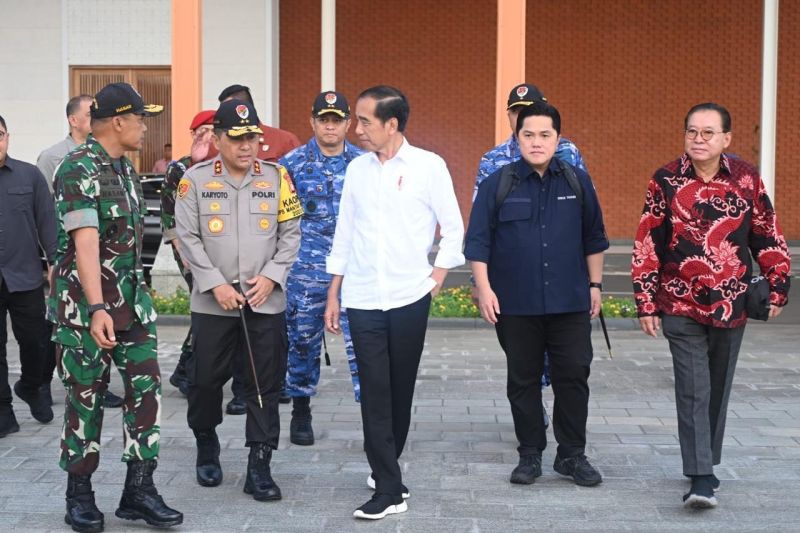 Presiden Jokowi Hadiri Upacara Peletakan Batu Pertama Infrastruktur Penting di IKN