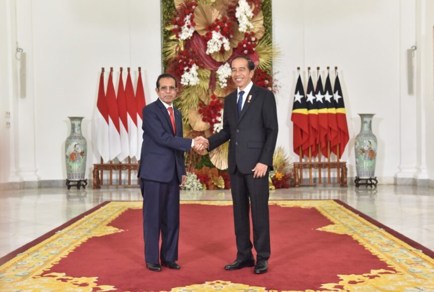 Presiden Jokowi Menerima Kunjungan Resmi Perdana Menteri Timor Leste di Istana Bogor