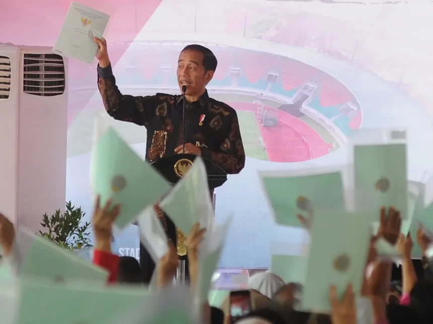 Presiden Jokowi Pembagian Sertifikat Tanah Menjadi Solusi untuk Sengketa Lahan