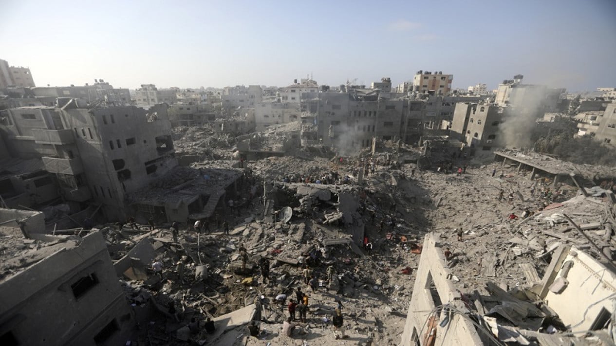 Serangan rudal Israel menghancurkan wilayah Jalur Gaza