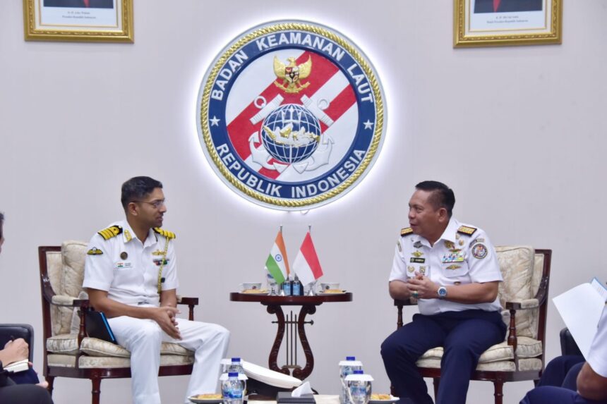 Bakamla RI dan Militer India Membahas Pertahanan Maritim