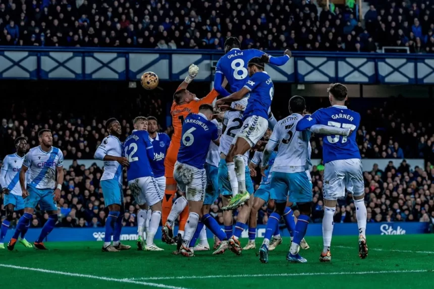 Everton vs Crystal Palace : Onana Cetak Gol Penyelamat, Everton Tahan Palace