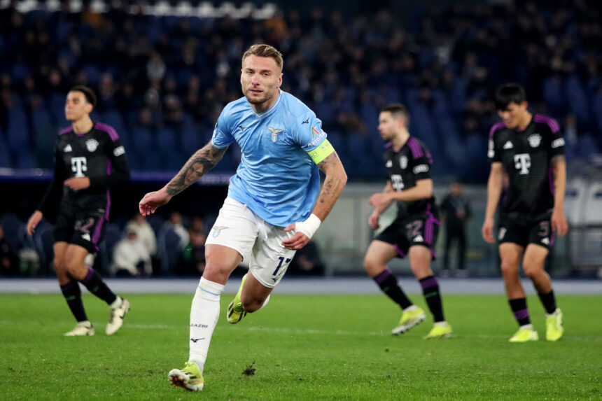 Lazio Menang 1-0 atas Bayern Muenchen Berkat Gol Penalti Immobile