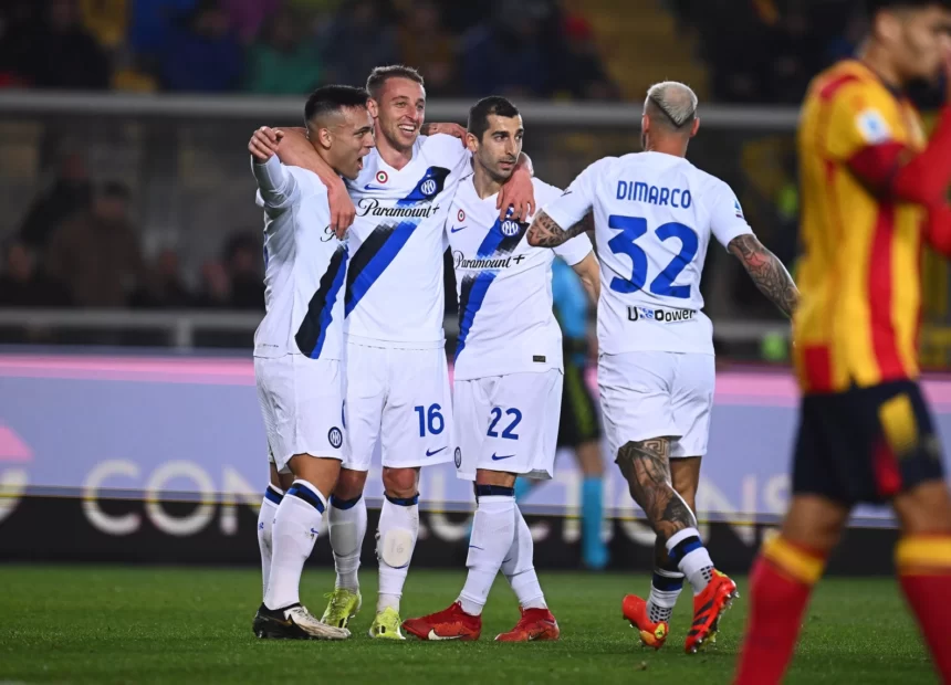 Lecce vs Inter : Lautaro Martinez Cetak 2 Gol, Inter Milan Menang Telak 4-0