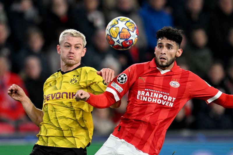 PSV vs Dortmund Berakhir Tuntas dengan Skor 1-1
