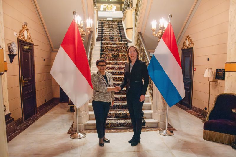 Pertemuan Menlu Indonesia dengan Menlu Belanda Bahas Aspek Ekonomi dan Isu Palestina