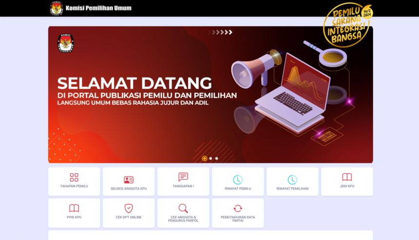 Situs Web KPU sebagai Alat untuk Memeriksa Hasil Pemilu 2024
