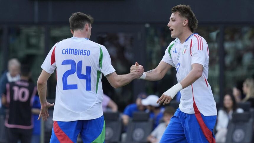 Italia vs Venezuela : Mateo Retegui Cetak 2 Gol, Gli Azzurri Raih Kemenangan 2-1