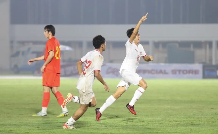Ji Da Bin Mengamankan Hasil Imbang 1-1 dalam Pertandingan Indonesia U-20 vs China