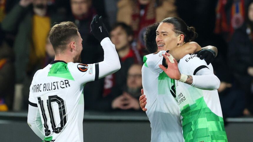 Liverpool Unggul 5-1 atas Sparta, Taruh 1 Kaki di Perempat Final