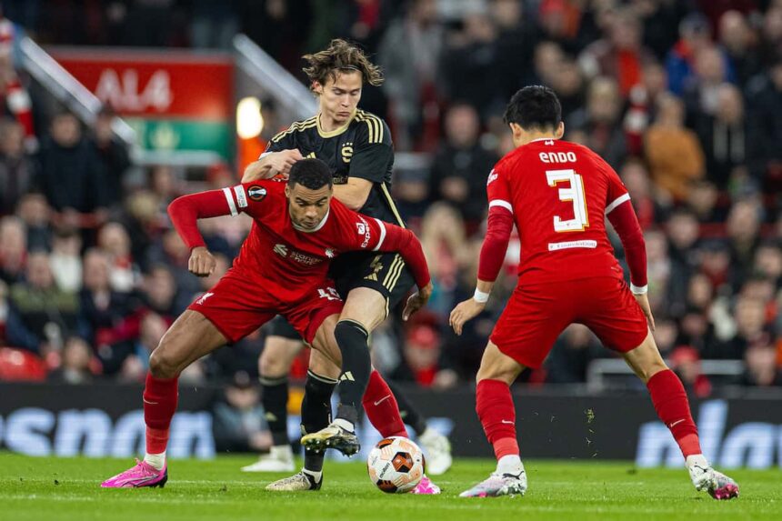 Liverpool vs Sparta Praha : Pesta 6-1, The Reds Melaju ke Perempat Final Liga Europa