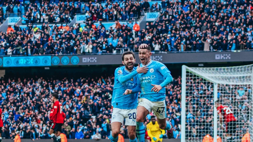 Man City vs Man Utd : Phil Foden Cetak 2 Gol, Antar Manchester City Menang 3-1
