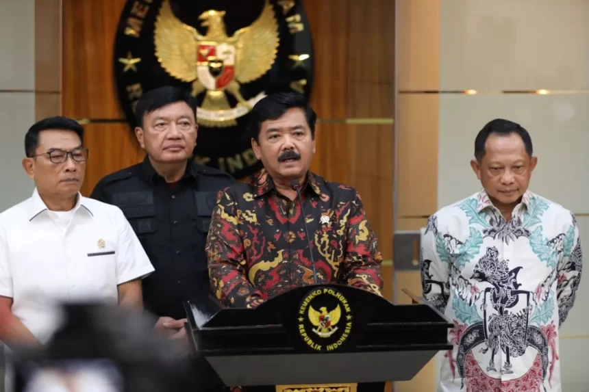 Menko Polhukam Mendeteksi Gerakan Massa Menolak Hasil Pemilu