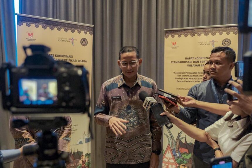 Menparekraf Menargetkan 20% Pelaku Usaha Memiliki Sertifikasi