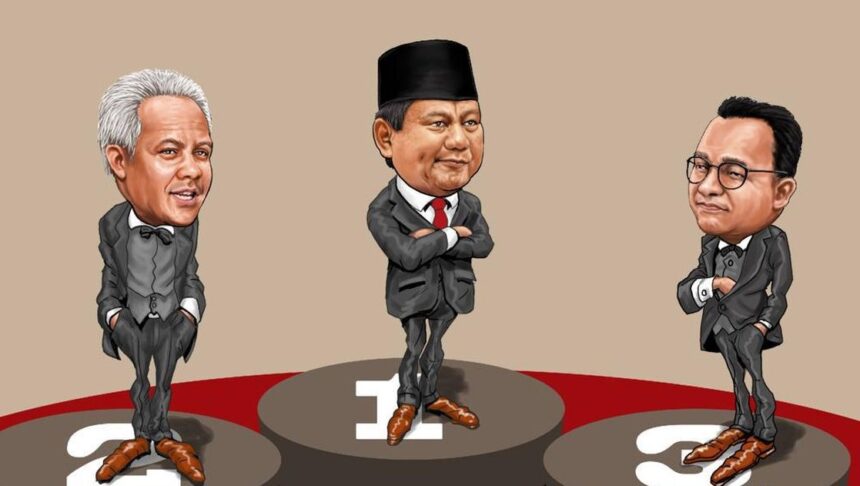 Perolehan Suara Anies-Prabowo-Ganjar Menjelang Pengumuman KPU
