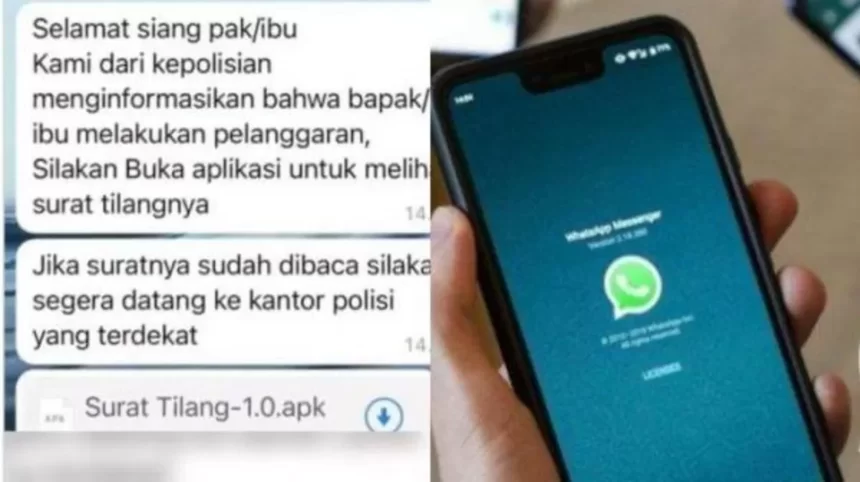 Polisi : Pengiriman Surat E-tilang Melalui WhatsApp Merupakan Modus Penipuan