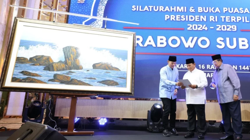 Prabowo Akan Memajang Lukisan dari SBY di Istana Presiden yang Baru