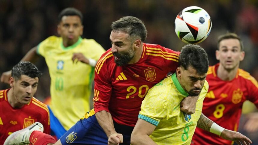 Spanyol vs Brasil : Pertandingan Berakhir dengan Skor Imbang 3-3