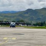 TNI AU Sukses Melakukan Uji Pendaratan C-130J Super Hercules di Wamena