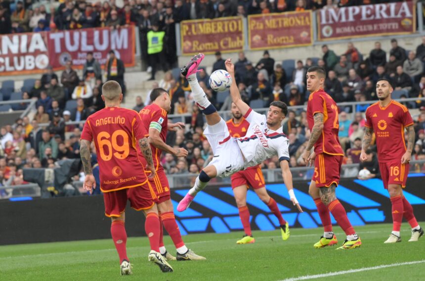 AS Roma vs Bologna : Raih Kemenangan 3-1, Rossoblu Kokoh di Posisi 4 Besar