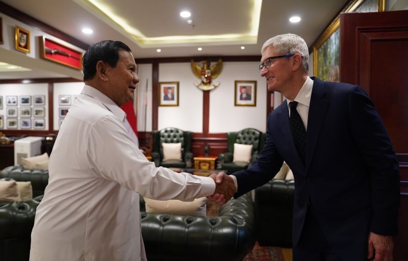 Apple Mengajak Prabowo untuk Kerja Sama di Bidang Pengembangan Teknologi