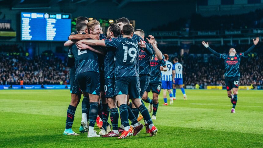 Brighton Vs Man City : The Citizens Menang Telak 4-0, Tempel Ketat Arsenal