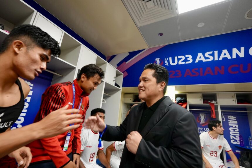 Erick Thohir : Timnas Indonesia U-23 Mencatat Sejarah Baru