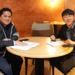 Erick Thohir Tunjukkan Sinyal Positif untuk Perpanjang Kontrak Shin Tae-yong