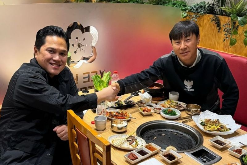 Erick Thohir dan STY Sepakat Melanjutkan Kerja Sama untuk Timnas Hingga 2027