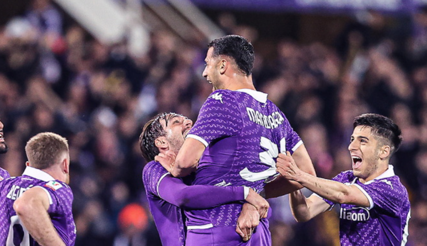 Fiorentina vs Atalanta : La Viola Menang Tipis 1-0 pada Leg Pertama Semifinal Piala Italia