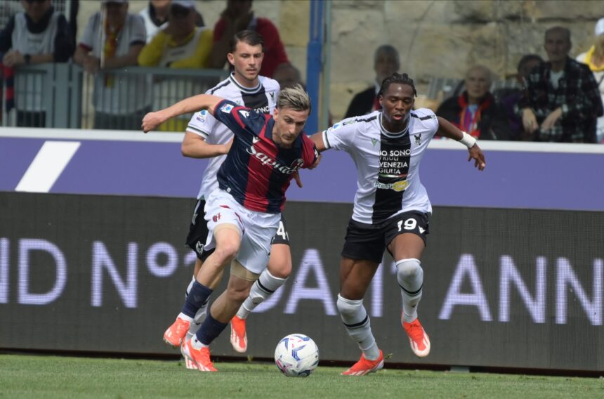 Gol Saelemaekers Menyelamatkan Bologna dari Kekalahan Melawan Udinese
